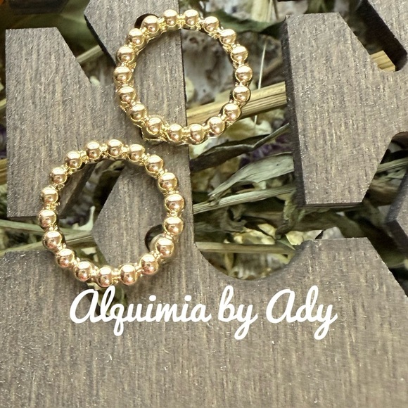 Alquimia Gold Earrings - Picture 1 of 1
